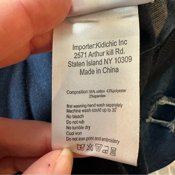 Melange Boys Navy Blue Windowpane Plaid Cactus Sweatshirt Boys Size 3 - Picture 4 of 4